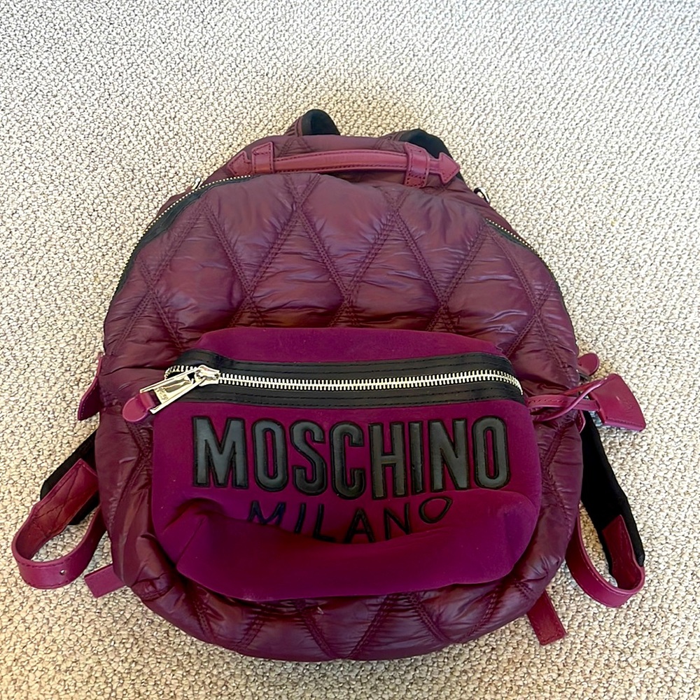 Full size Moschino nylon back back